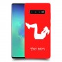 אימון ספורט - אישה כיסוי מגן קשיח בעיצוב אישי עם השם שלך ל Samsung Galaxy S10+ יחידה אחת סקרין מובייל