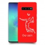 שחקן כדורעף כיסוי מגן קשיח בעיצוב אישי עם השם שלך ל Samsung Galaxy S10+ יחידה אחת סקרין מובייל