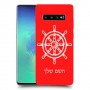 הגה - קפטן - ים כיסוי מגן קשיח בעיצוב אישי עם השם שלך ל Samsung Galaxy S10+ יחידה אחת סקרין מובייל
