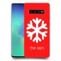 שלג כיסוי מגן קשיח בעיצוב אישי עם השם שלך ל Samsung Galaxy S10+ יחידה אחת סקרין מובייל