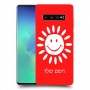 שמש כיסוי מגן קשיח בעיצוב אישי עם השם שלך ל Samsung Galaxy S10+ יחידה אחת סקרין מובייל
