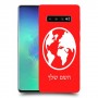 עולם כיסוי מגן קשיח בעיצוב אישי עם השם שלך ל Samsung Galaxy S10+ יחידה אחת סקרין מובייל