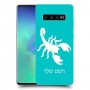 עקרב כיסוי מגן קשיח בעיצוב אישי עם השם שלך ל Samsung Galaxy S10+ יחידה אחת סקרין מובייל