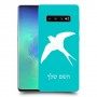 ציפור לבלוע כיסוי מגן קשיח בעיצוב אישי עם השם שלך ל Samsung Galaxy S10+ יחידה אחת סקרין מובייל