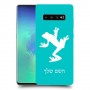 צפרדע טרופית כיסוי מגן קשיח בעיצוב אישי עם השם שלך ל Samsung Galaxy S10+ יחידה אחת סקרין מובייל