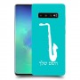 סקספון כיסוי מגן קשיח בעיצוב אישי עם השם שלך ל Samsung Galaxy S10+ יחידה אחת סקרין מובייל