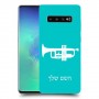חצוצרה כיסוי מגן קשיח בעיצוב אישי עם השם שלך ל Samsung Galaxy S10+ יחידה אחת סקרין מובייל