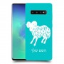 טלה כיסוי מגן קשיח בעיצוב אישי עם השם שלך ל Samsung Galaxy S10+ יחידה אחת סקרין מובייל