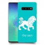 אריה כיסוי מגן קשיח בעיצוב אישי עם השם שלך ל Samsung Galaxy S10+ יחידה אחת סקרין מובייל