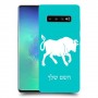 שור כיסוי מגן קשיח בעיצוב אישי עם השם שלך ל Samsung Galaxy S10+ יחידה אחת סקרין מובייל