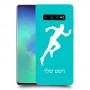 רץ כיסוי מגן קשיח בעיצוב אישי עם השם שלך ל Samsung Galaxy S10+ יחידה אחת סקרין מובייל