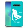סקִי כיסוי מגן קשיח בעיצוב אישי עם השם שלך ל Samsung Galaxy S10+ יחידה אחת סקרין מובייל