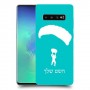 צניחה חופשית כיסוי מגן קשיח בעיצוב אישי עם השם שלך ל Samsung Galaxy S10+ יחידה אחת סקרין מובייל