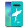 גלישה כיסוי מגן קשיח בעיצוב אישי עם השם שלך ל Samsung Galaxy S10+ יחידה אחת סקרין מובייל