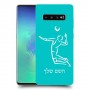 שחקן כדורעף כיסוי מגן קשיח בעיצוב אישי עם השם שלך ל Samsung Galaxy S10+ יחידה אחת סקרין מובייל
