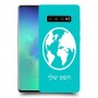 עולם כיסוי מגן קשיח בעיצוב אישי עם השם שלך ל Samsung Galaxy S10+ יחידה אחת סקרין מובייל