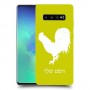 תרנגול כיסוי מגן קשיח בעיצוב אישי עם השם שלך ל Samsung Galaxy S10+ יחידה אחת סקרין מובייל