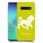 אריה כיסוי מגן קשיח בעיצוב אישי עם השם שלך ל Samsung Galaxy S10+ יחידה אחת סקרין מובייל