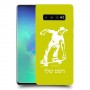 ילד סקייטבורד כיסוי מגן קשיח בעיצוב אישי עם השם שלך ל Samsung Galaxy S10+ יחידה אחת סקרין מובייל