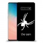 עכביש כיסוי מגן קשיח בעיצוב אישי עם השם שלך ל Samsung Galaxy S10 יחידה אחת סקרין מובייל