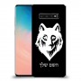 זאב כיסוי מגן קשיח בעיצוב אישי עם השם שלך ל Samsung Galaxy S10 יחידה אחת סקרין מובייל