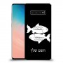 דגים כיסוי מגן קשיח בעיצוב אישי עם השם שלך ל Samsung Galaxy S10 יחידה אחת סקרין מובייל