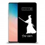 סמוראי כיסוי מגן קשיח בעיצוב אישי עם השם שלך ל Samsung Galaxy S10 יחידה אחת סקרין מובייל