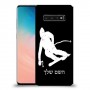 סקִי כיסוי מגן קשיח בעיצוב אישי עם השם שלך ל Samsung Galaxy S10 יחידה אחת סקרין מובייל