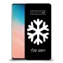 שלג כיסוי מגן קשיח בעיצוב אישי עם השם שלך ל Samsung Galaxy S10 יחידה אחת סקרין מובייל