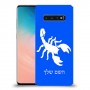 עקרב כיסוי מגן קשיח בעיצוב אישי עם השם שלך ל Samsung Galaxy S10 יחידה אחת סקרין מובייל