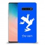 צפרדע טרופית כיסוי מגן קשיח בעיצוב אישי עם השם שלך ל Samsung Galaxy S10 יחידה אחת סקרין מובייל