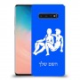 תאומים כיסוי מגן קשיח בעיצוב אישי עם השם שלך ל Samsung Galaxy S10 יחידה אחת סקרין מובייל
