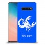 עקרב כיסוי מגן קשיח בעיצוב אישי עם השם שלך ל Samsung Galaxy S10 יחידה אחת סקרין מובייל