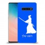 סמוראי כיסוי מגן קשיח בעיצוב אישי עם השם שלך ל Samsung Galaxy S10 יחידה אחת סקרין מובייל