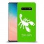 עקרב כיסוי מגן קשיח בעיצוב אישי עם השם שלך ל Samsung Galaxy S10 יחידה אחת סקרין מובייל