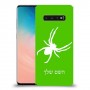 עכביש כיסוי מגן קשיח בעיצוב אישי עם השם שלך ל Samsung Galaxy S10 יחידה אחת סקרין מובייל