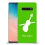 כינור כיסוי מגן קשיח בעיצוב אישי עם השם שלך ל Samsung Galaxy S10 יחידה אחת סקרין מובייל
