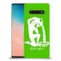 דלי כיסוי מגן קשיח בעיצוב אישי עם השם שלך ל Samsung Galaxy S10 יחידה אחת סקרין מובייל