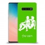 תאומים כיסוי מגן קשיח בעיצוב אישי עם השם שלך ל Samsung Galaxy S10 יחידה אחת סקרין מובייל