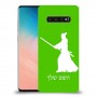 סמוראי כיסוי מגן קשיח בעיצוב אישי עם השם שלך ל Samsung Galaxy S10 יחידה אחת סקרין מובייל