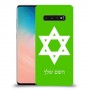 מגן דוד - ישראל כיסוי מגן קשיח בעיצוב אישי עם השם שלך ל Samsung Galaxy S10 יחידה אחת סקרין מובייל