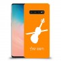 כינור כיסוי מגן קשיח בעיצוב אישי עם השם שלך ל Samsung Galaxy S10 יחידה אחת סקרין מובייל