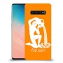 דלי כיסוי מגן קשיח בעיצוב אישי עם השם שלך ל Samsung Galaxy S10 יחידה אחת סקרין מובייל
