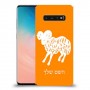 טלה כיסוי מגן קשיח בעיצוב אישי עם השם שלך ל Samsung Galaxy S10 יחידה אחת סקרין מובייל