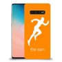 רץ כיסוי מגן קשיח בעיצוב אישי עם השם שלך ל Samsung Galaxy S10 יחידה אחת סקרין מובייל