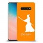 סמוראי כיסוי מגן קשיח בעיצוב אישי עם השם שלך ל Samsung Galaxy S10 יחידה אחת סקרין מובייל