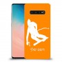 סקִי כיסוי מגן קשיח בעיצוב אישי עם השם שלך ל Samsung Galaxy S10 יחידה אחת סקרין מובייל