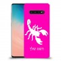 עקרב כיסוי מגן קשיח בעיצוב אישי עם השם שלך ל Samsung Galaxy S10 יחידה אחת סקרין מובייל