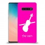 כינור כיסוי מגן קשיח בעיצוב אישי עם השם שלך ל Samsung Galaxy S10 יחידה אחת סקרין מובייל