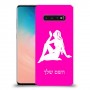 בתולה כיסוי מגן קשיח בעיצוב אישי עם השם שלך ל Samsung Galaxy S10 יחידה אחת סקרין מובייל